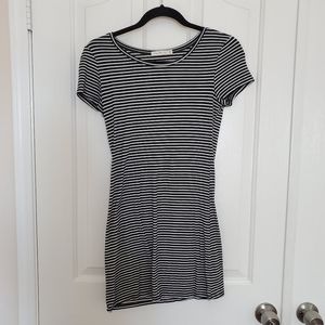 Striped Bodycon Tshirt Dress
